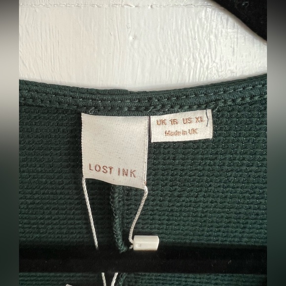 LOST INK Faux Wrap Dress 16 - Picture 3 of 8